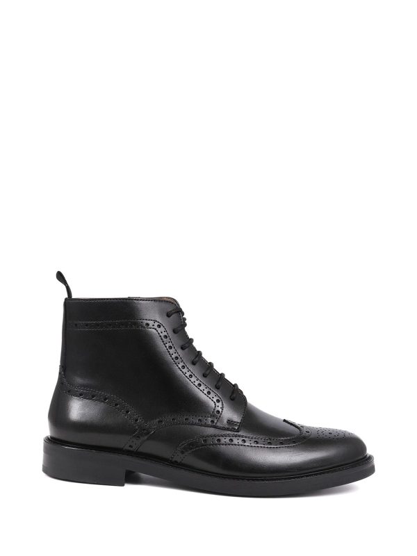 GO8460 Fletcher Leather Black Boots - Image 2