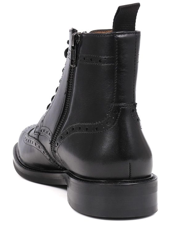 GO8460 Fletcher Leather Black Boots - Image 4