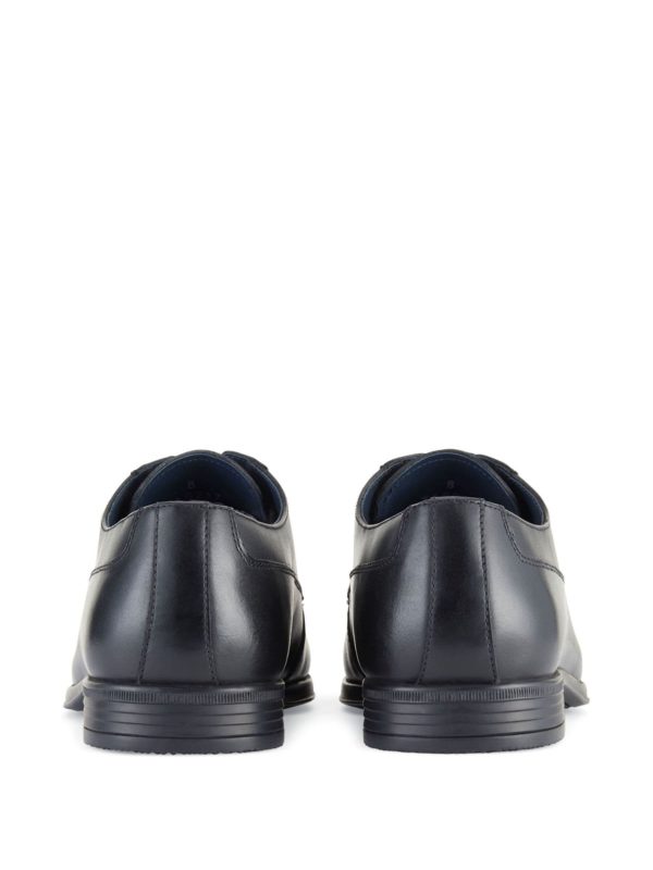 GO8456 Black Toe Cap Brogues Shoes - Image 3