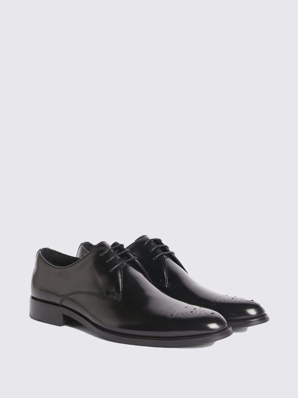 GO8452 Black Romsey Brogues