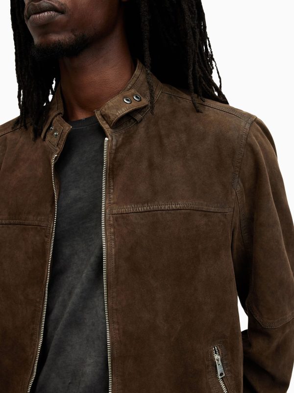 GO8474 Brown Cora Suede Jacket - Image 2
