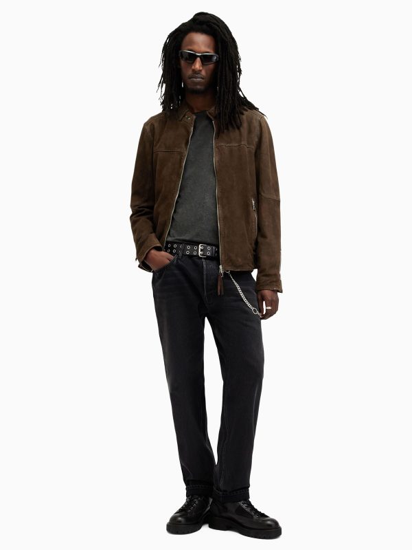 GO8474 Brown Cora Suede Jacket - Image 3