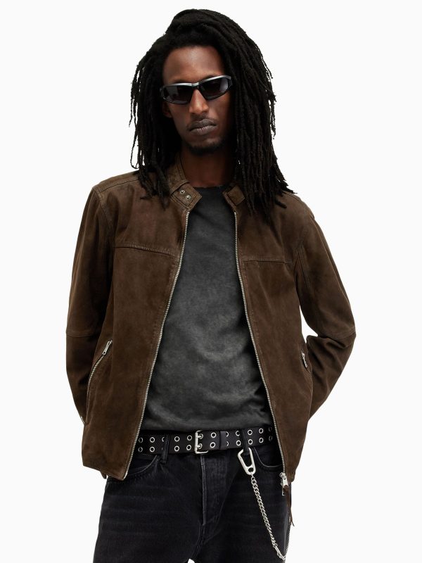 GO8474 Brown Cora Suede Jacket - Image 4
