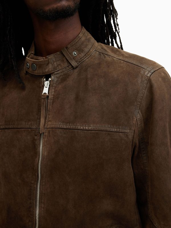 GO8474 Brown Cora Suede Jacket - Image 6