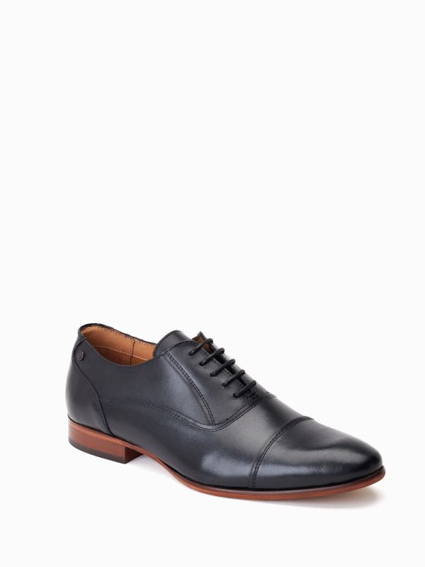 GO8450 Lace-Up Toe Cap Oxford Shoes - Image 2