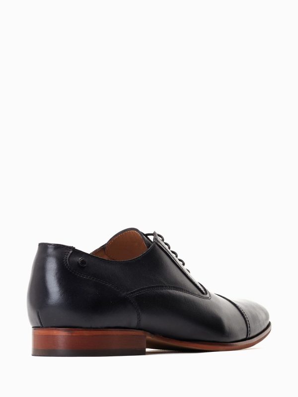 GO8450 Lace-Up Toe Cap Oxford Shoes - Image 3