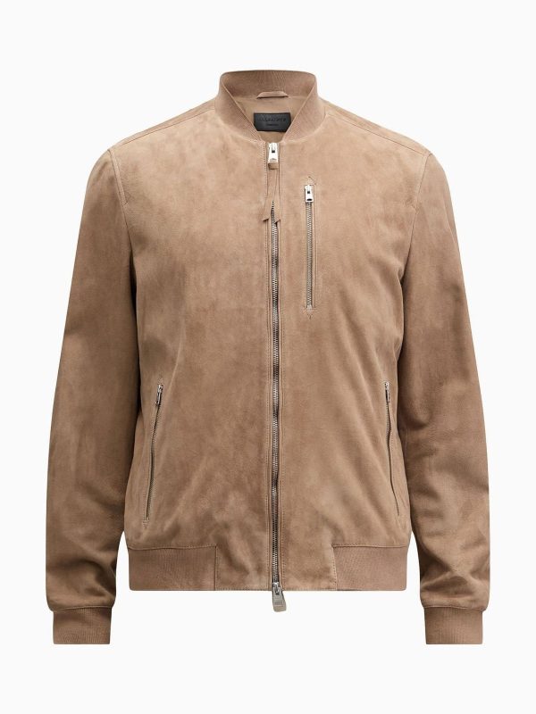 GO8479 Brown Kemble Suede Bomber Jacket - Image 5
