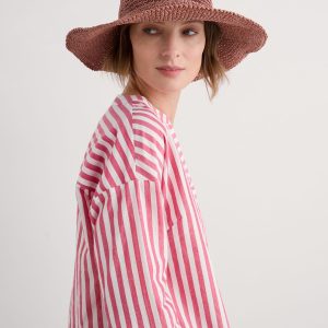 GO8470 Pink Sculpture Garden Hat Light Rose