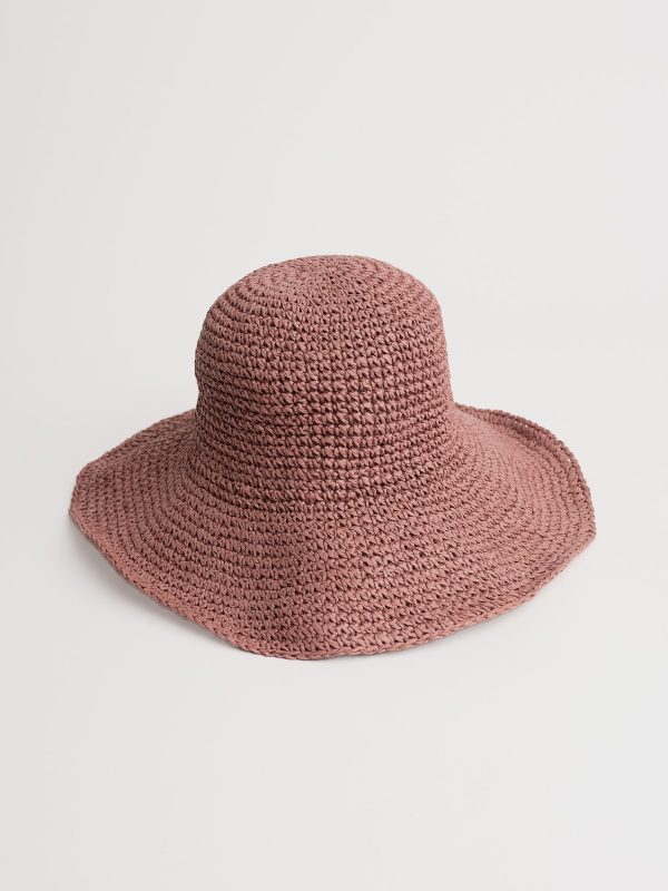 GO8470 Pink Sculpture Garden Hat Light Rose - Image 3