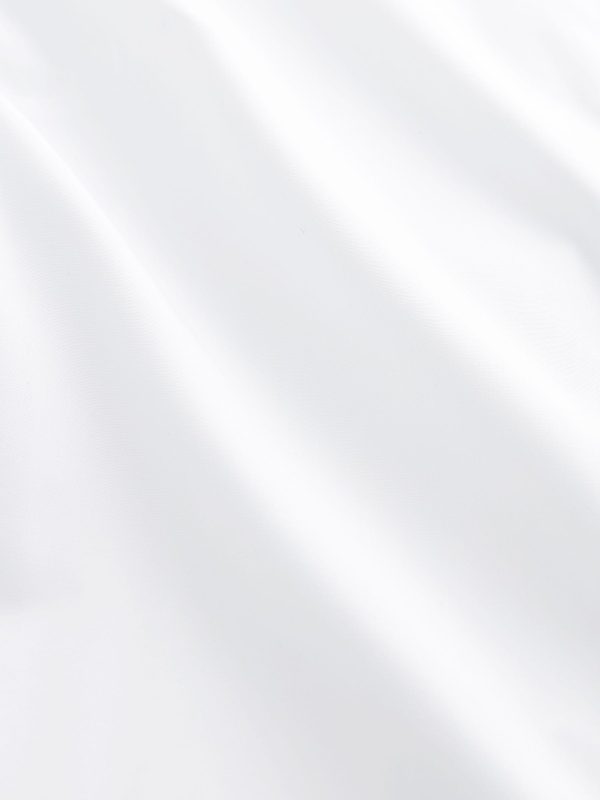 GO8433 White Short Sleeve Collared Shirt - Image 5